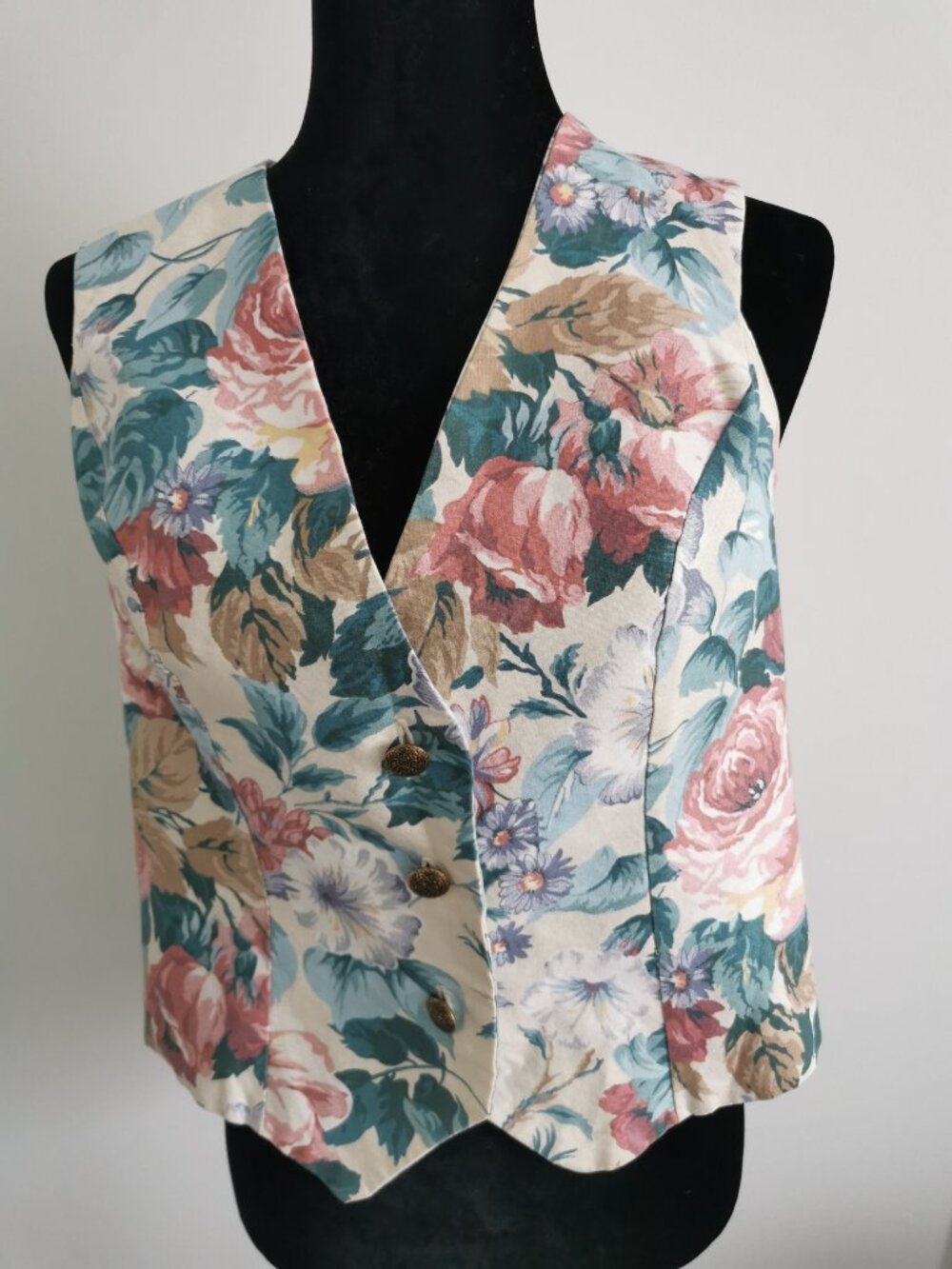 1990's Vintage Floral Vest